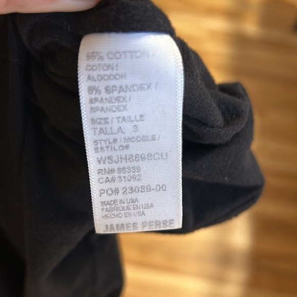 4/60$ STANDARD JAMES PERSE Black Dress - Picture 5 of 5